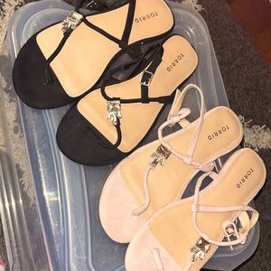 Sandals TORRID size 9w 2 pairs
